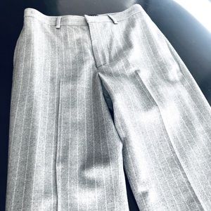 VINTAGE RALPH LAUREN PURPLE LABEL Gray Pinstripe Pant. Practically NEW